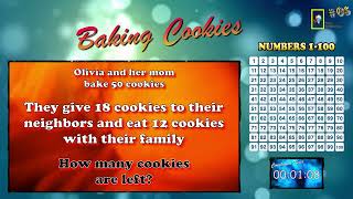 006 Baking Cookies - Grade 1-2 Math Problem