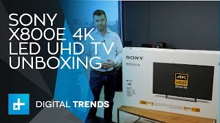 Sony XBR43X800D 43″ 4K Ultra HD 2160p 60Hz LED Smart HDTV (4K x 2K) Sony X800E 4K LED UHD Smart TV - Unboxing