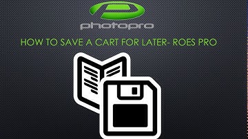 How to save cart for later