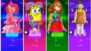 Digital Circus Princess Loolilalu VS Spongebob Animation VS Miss Delight VS Squid game season 2