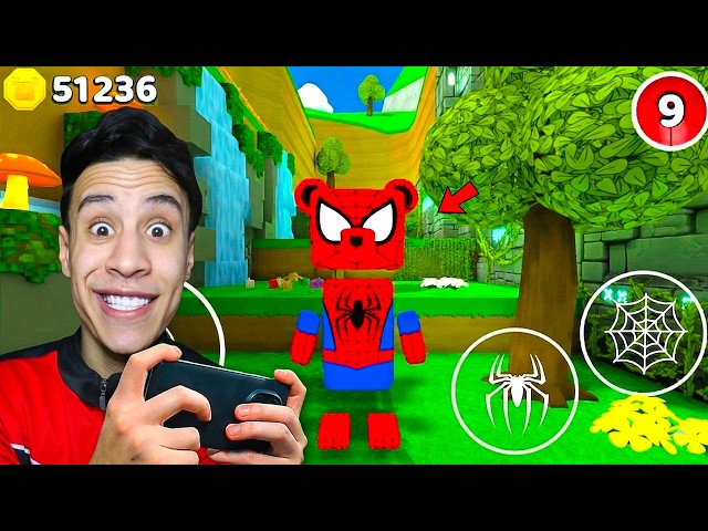 اتحولت لسبايدر مان فجأة في لعبة الدب الخارق Super Bear Adventure… قوة خارقة!! 🕷️😱