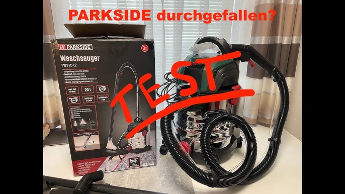 Parkside Wet & Dry Vacuum Cleaner PWD 30 B1 TESTING - YouTube