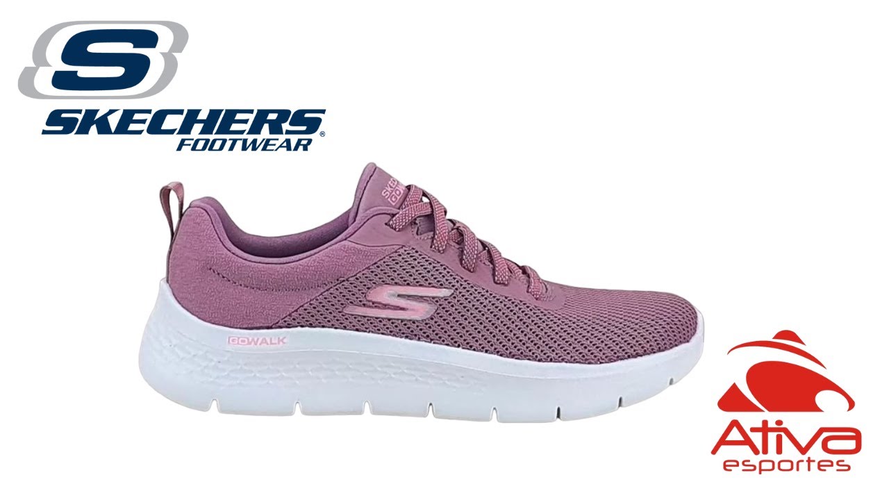 Tênis Skechers Go Walk Flex Alani Feminino 124952-MVE - Ativa Esportes