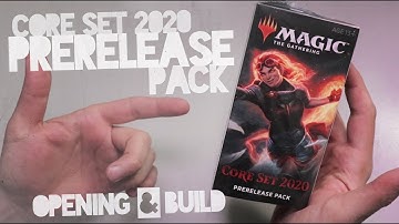 Core Set 2020 Prerelease Opening and Build