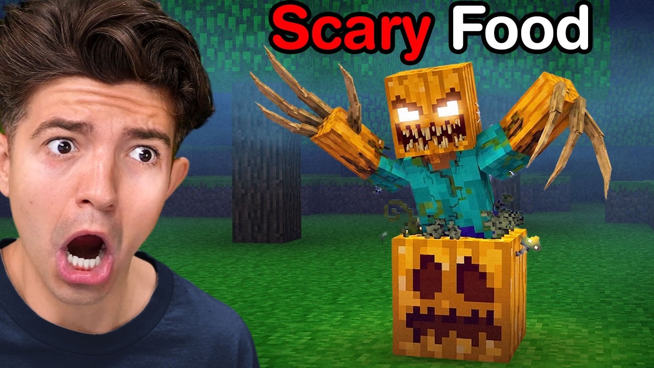 I Turned SCARY MYTHS Into FOODS In Minecraft!