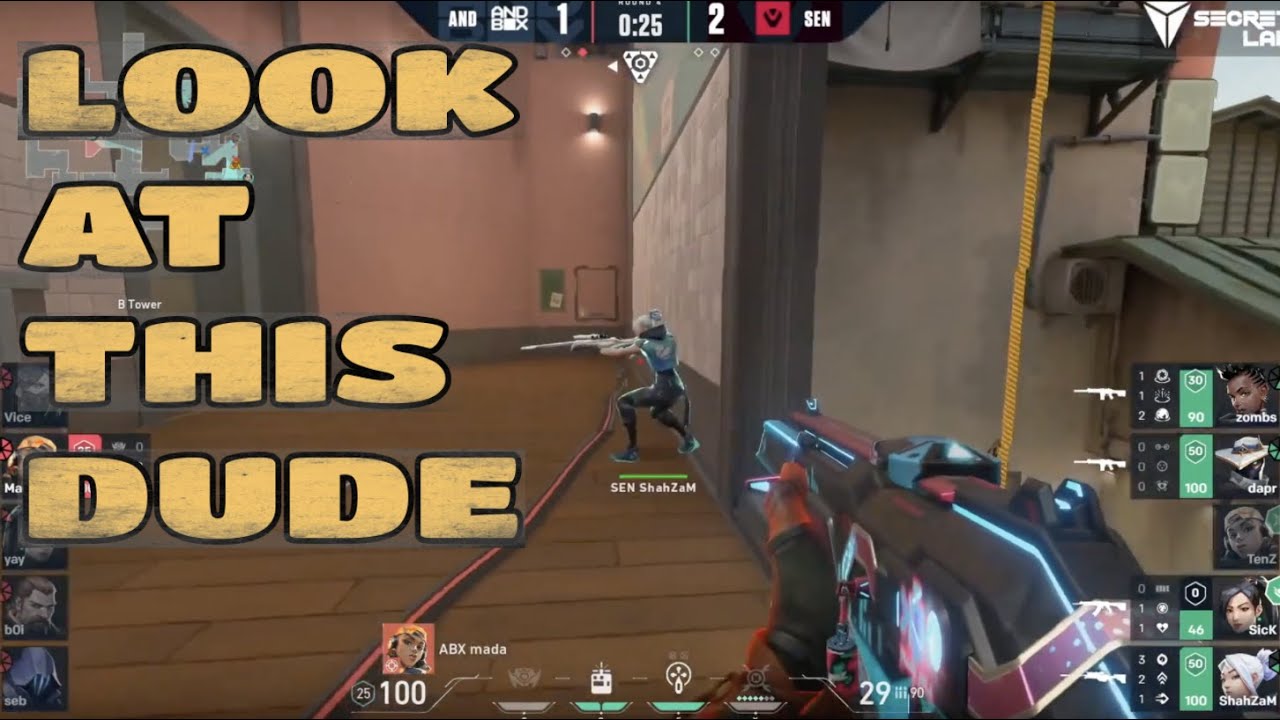 Andbox mada stares at SEN ShahZaM and then shoots himself in the foot.