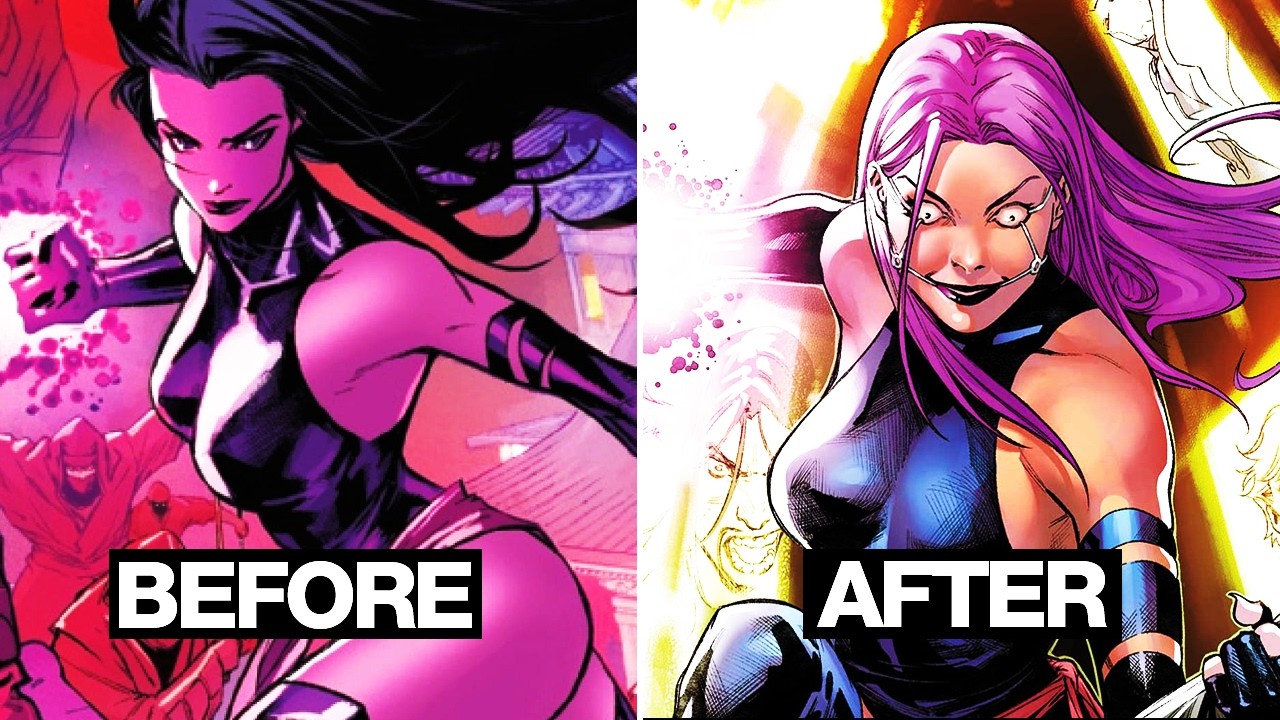 Entire History of Psylocke (Betsy Braddock & Kwannon)