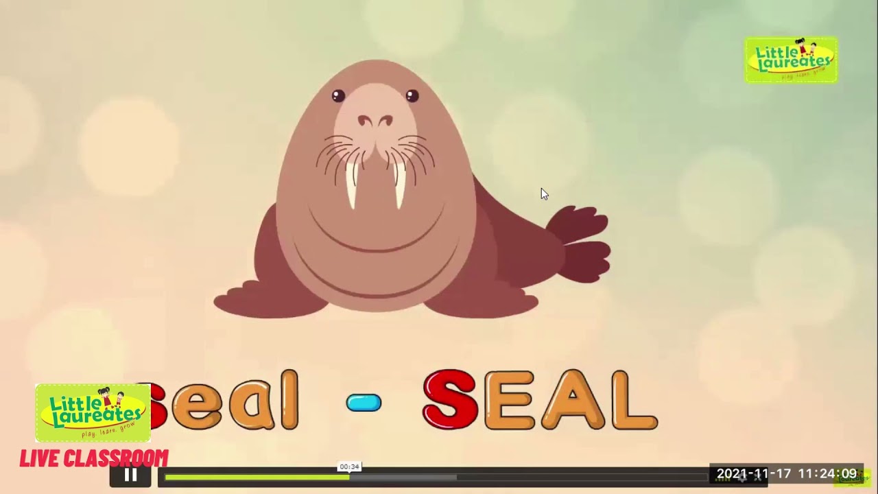 Little Laureates Live Classroom - Teaching students Letter S