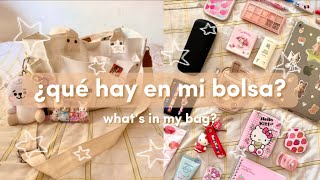 what’s in my bag? | ¿qué hay en mi bolsa? ⋆౨ৎ˚⟡˖ ࣪