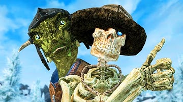 heavily modded Skyrim VR is for insane people