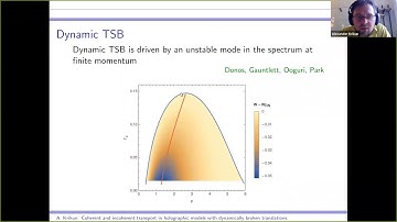 A. Krikun (Nordita) on Coherent and incoherent transport in holographic models