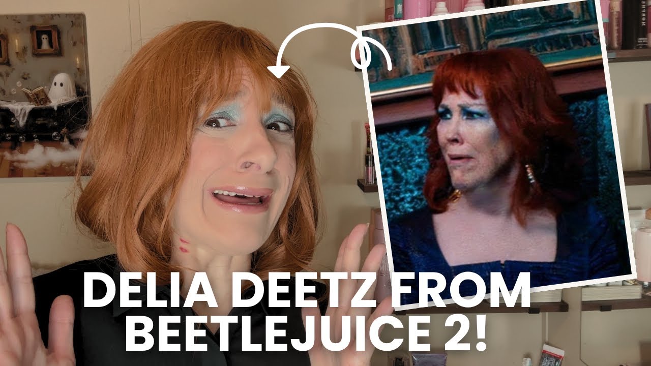 Трейлер Триш-Оуэн, день 21: обучающее видео по созданию костюма Делии Дитц «Битлджус 2»!