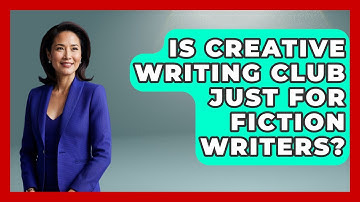 Is Creative Writing Club Just For Fiction Writers? - High School Toolkit