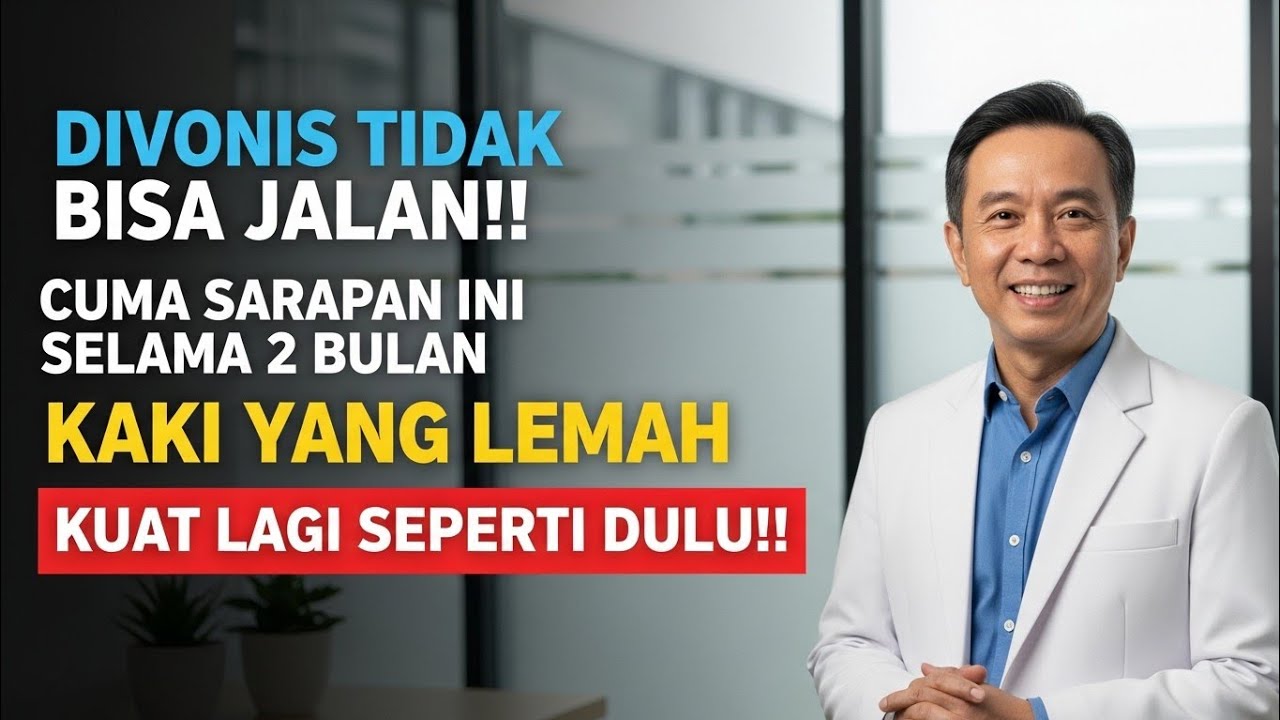 DIVONIS TAK BISA JALAN❓Cuma Sarapan Ini Selama 2 Bulan Kaki Yang Lemah Kuat Lagi Seperti Dulu! 