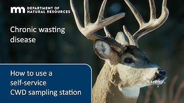 How to use a self-service chronic wasting disease sampling station