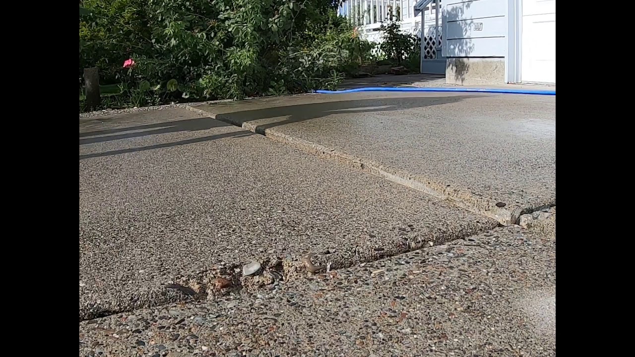 How to Level a Concrete Driveway! YouTube