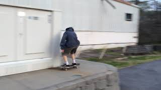Switch 180 gap progression skateboarding