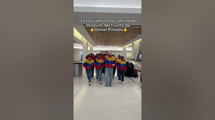 ECUADOR después del triunfo de DANIEL PINTADO 🇪🇨🥇