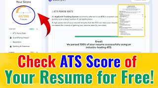How to Check ATS Score of a Resume for Free!