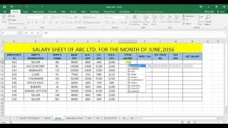 ... by using if formula for professional tax/ tax----see my upcoming
video