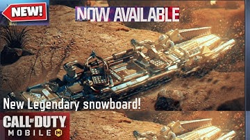 *NEW* LEGENDARY SNOWBOARD IS HERE | Off to the Races Crate | Call  Of Duty Mobile