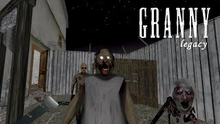 Granny Legacy Flashlight Mode With New Special Effects & Grandpa with Sunglasses Full Gameplay!