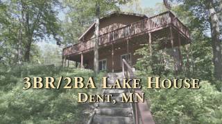 3BR/2BA Lake House in Dent, MN
