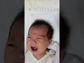 泣き止むと噂の「ポイズン」を聞かせてみたら、まさかの結果に… (A song that is famous for babies to calm down)#shorts