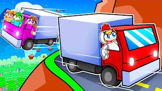 CONDUIRE un CAMION dans les MONTAGNES DANGEREUSES sur Roblox ! screenshot 1