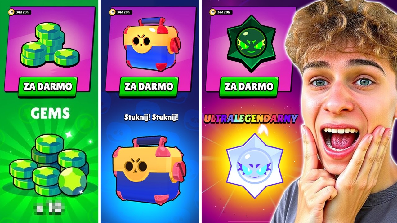 COOO! 😱 BRAWL STARS WŁĄCZYŁO *NOWE DARMOWE PREZENTY* NA WEEKEND! ✅