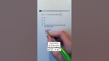 CollegeBoard’s Official #SAT Practice Test #1 - No Calculator Section - Question #14 #Shorts #math