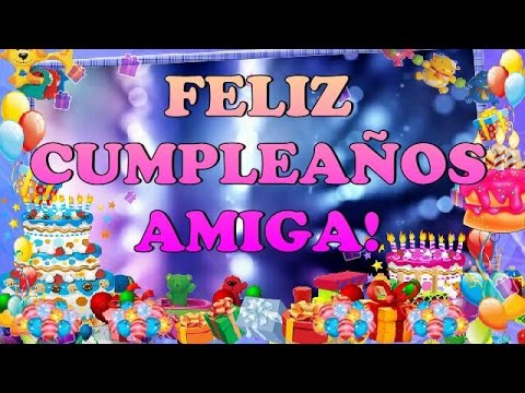 Feliz Cumpleaños Amiga Alicia