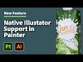 Native illustrator file support in substance 3d painter  adobe substance 3d