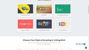 U-Listing Directory - Listing HTML Template      Garry Ollie