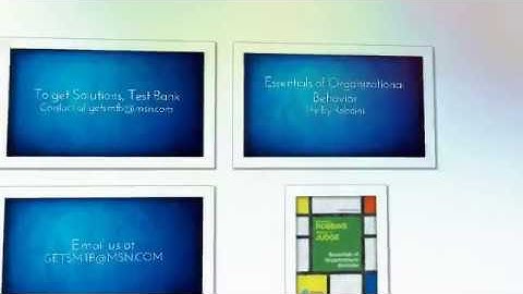 Test Bank Essentials of Organizational Behavior 14th Edition Robbins