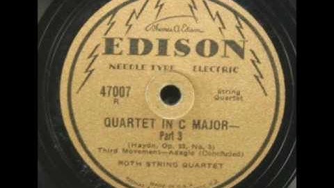 Roth String Quartet - Haydn Quartet, Op. 33 #3 (The Bird) mvt 1
