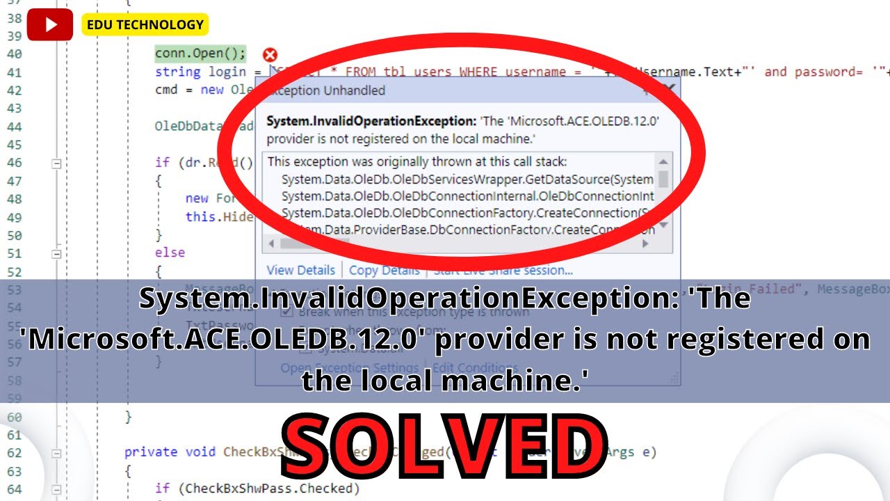 0 не зарегистрирован на локальном компьютере. The microsoft. Microsoft. 12. Microsoft oledb-dm.