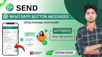 Send button message on WhatsApp | cloud based bulk whatsapp sender | whatsapp auto reply bot