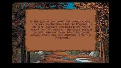 Defender Of The Crown Atari ST game intro