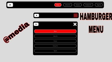 RESPONSIVE TOP NAV | @media | window.onresize |HAMBURGER MENU| NO BOOTSTRAP