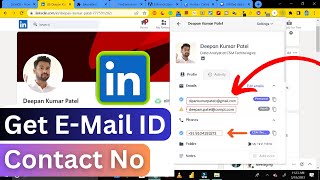 How To Get 📧Email Address And 📞Contact Number of Anyone From LinkedIn Profile - [ Update 2023 ] screenshot 1