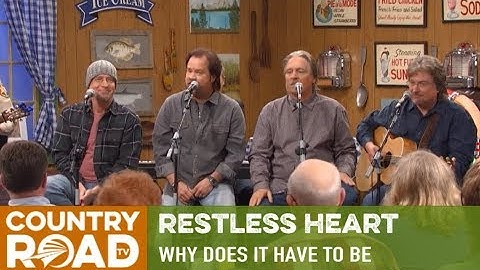 Restless Heart sing "Why Does It Have To Be" on Larry