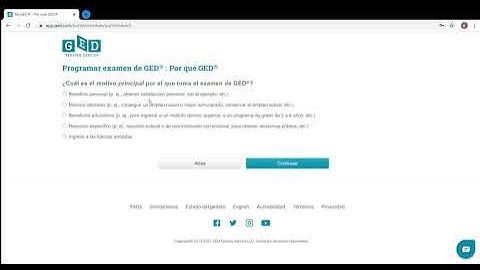 GED Cómo programar tu examen