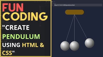 Create Pendulum Animation using HTML and CSS