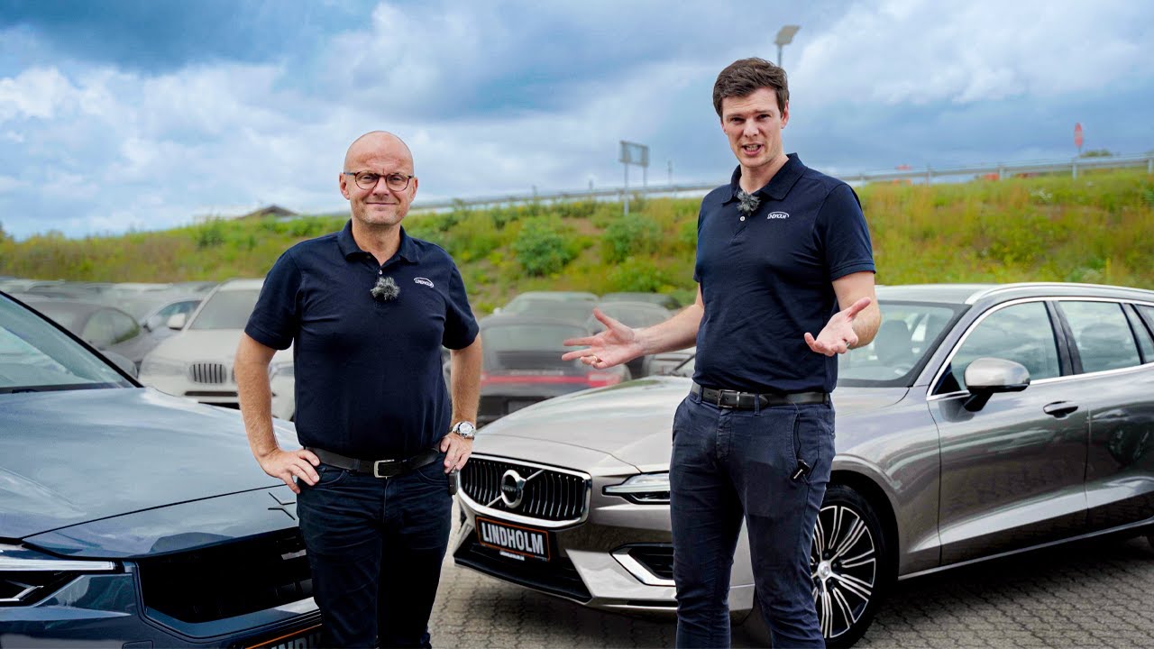 Hvilken firmabil skal frisørartikel-sælgeren køre i? Volvo V60 eller Polestar 2 Long Range?