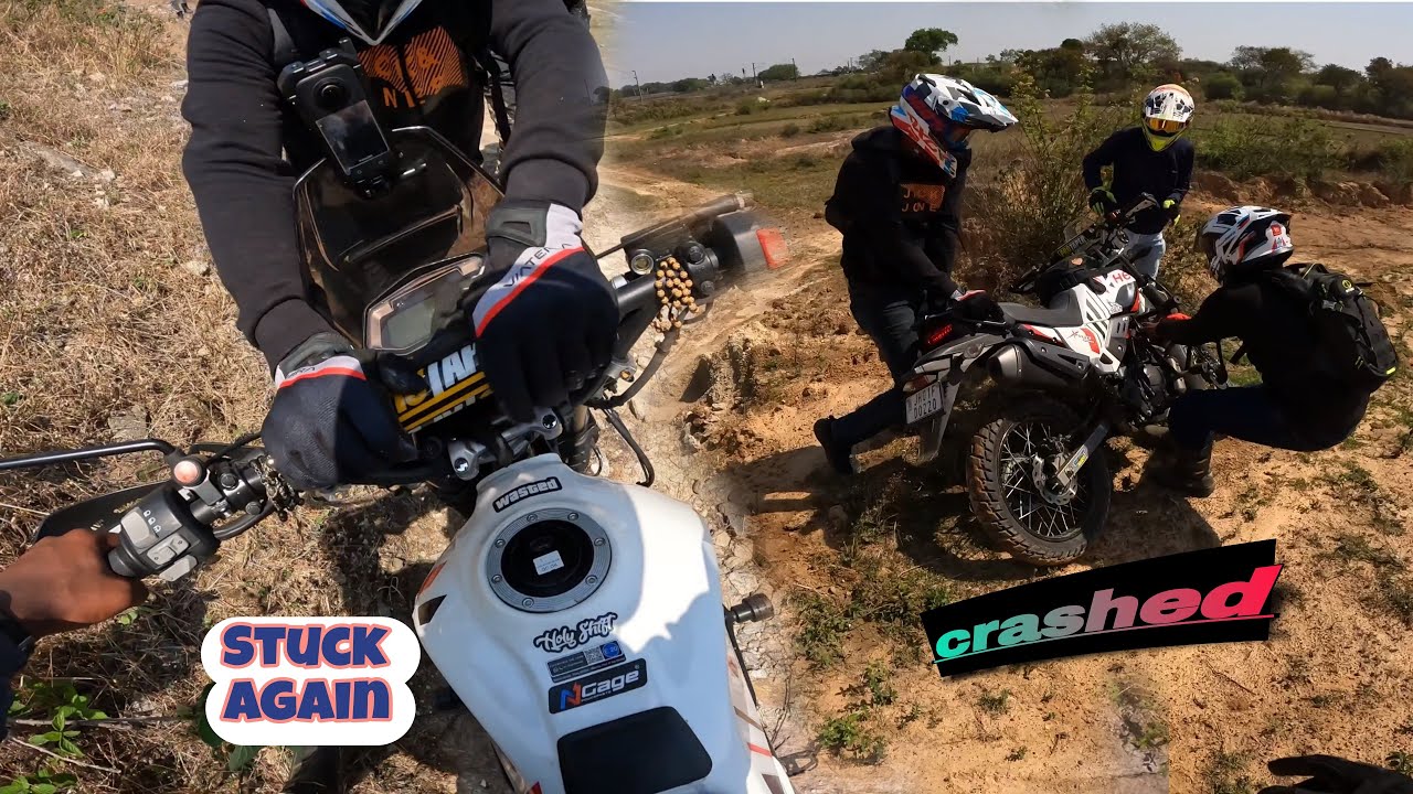 Is Hero Xpulse200 4v The Best Off-road Bike❓| Crashed Again😅 