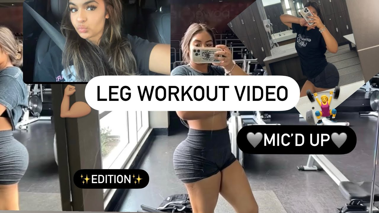 GRWM + LEG DAY WORKOUT ROUTINE - YouTube