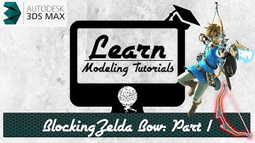 Poly Modeling Links Bow in 3ds max: Part 1_Blocking #Zelda #3dsmax #Modeling #tutorial