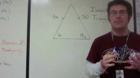 Isosceles Triangles