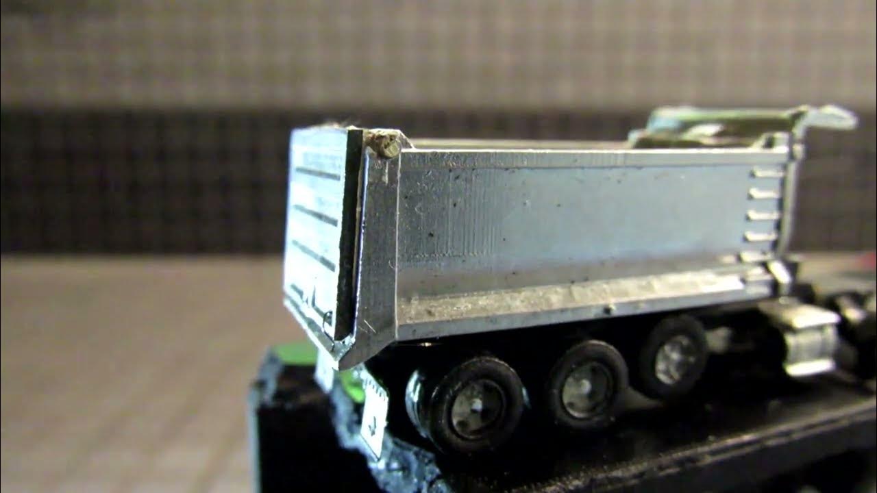 N Scale Animated Dump Truck Version 2.0 YouTube